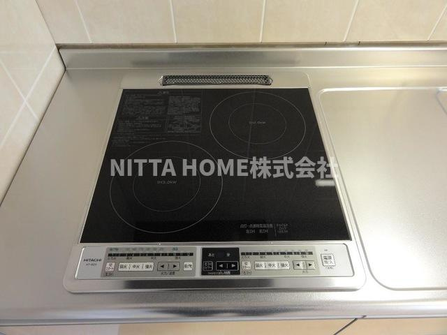 サクラＧ・ＭハイツⅡの収納|ＩＨキッチンでお掃除も楽々◇