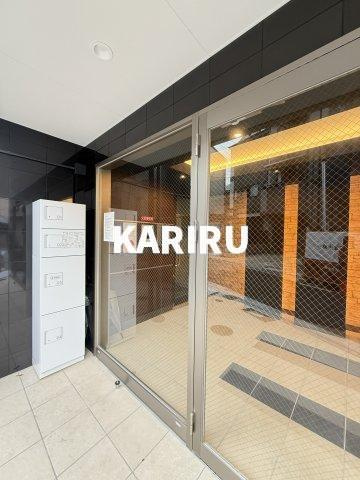 ソリティア桃谷のエントランス