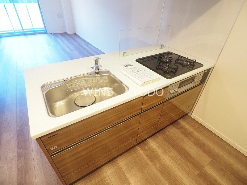 世田谷区砧３丁目の賃貸マンションのキッチン