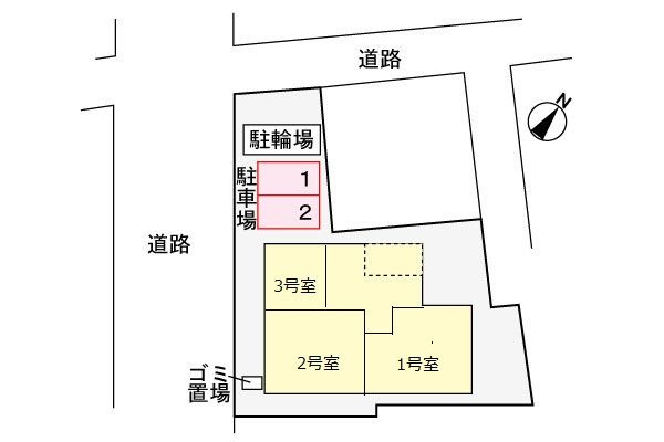 リバブルＫの駐車場