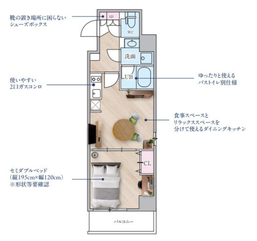 Ａｌｉｖｉｓ東十条の間取り