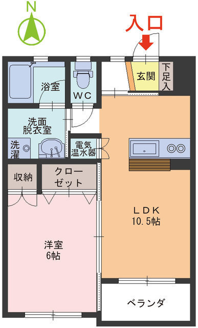 アメニティ御幸の間取り