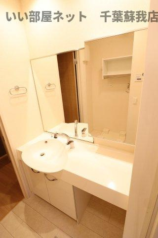 アメニティーなかにしⅣの独立洗面台|朝の身支度には欠かせない独立洗面化粧台