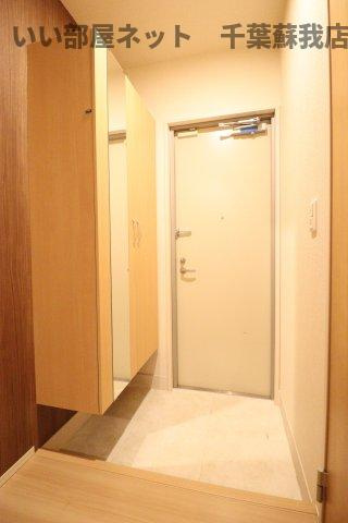 アメニティーなかにしⅣの玄関|ゆったりとした玄関です