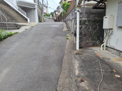 【前面道路含む現地写真】 | 朝霧東町1丁目土地
