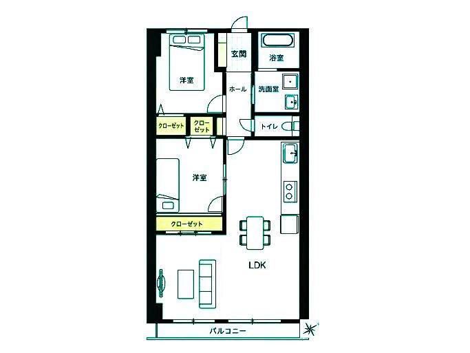 プレジデント中川の間取り|ドキドキの新生活も、安心してスタート。ぴったりの住まいを見つけませんか？クランディアが一緒に住まい選びをサポートします‼　まずは、お気軽にお問合せください　＃クランディア