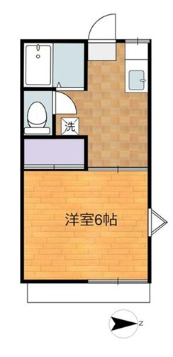 【間取り】 | 第二カトレアハイツ | 角部屋です！