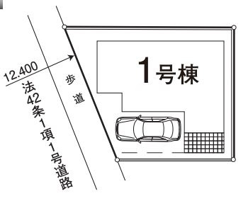 【区画図】 | ご家族様のプライベート空間が確保できる素敵な間取りです。また敷地ゆったりですので、おうち時間を楽しむのにもぴったりですね♪