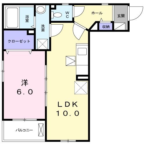 メルベーユの間取り