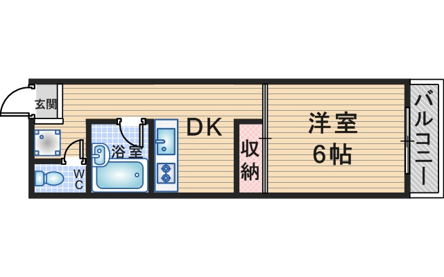 リアライズ蛍池の間取り