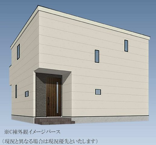 【横浜市都筑区東山田町1358-1全3棟新築戸建て】★仲介手数料無料★（山田小学校・東山田中学校）の外観パース