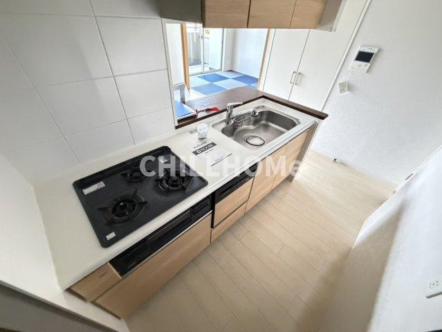 モナーク伊勢崎のキッチン|当社、チルホームのHPもご覧ください(^^)/物件情報多数♪