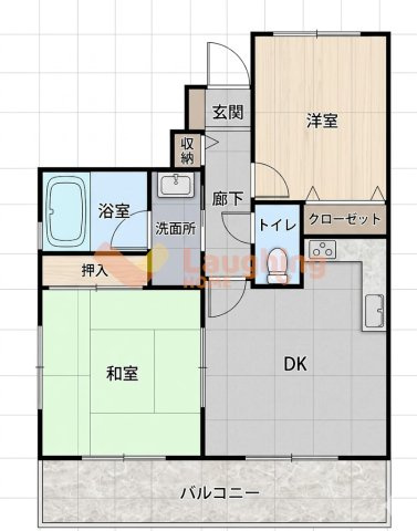 ライオンズマンションMAXIM櫛原の間取り