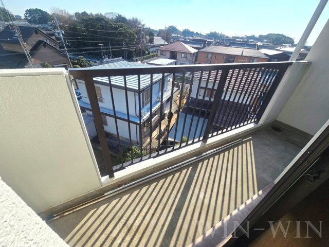 レリブ神ノ輪のバルコニー|イメージ（同建物内別部屋の写真です）