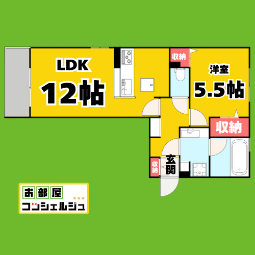 ル・ショコラの間取り