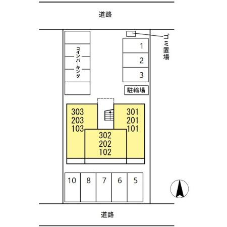 ル・ショコラの区画図