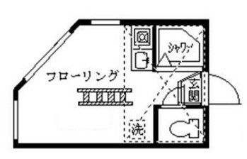 フェリスクローマの間取り|間取りです。