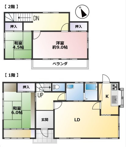 【間取り】 | 大網白里市富田　中古戸建
