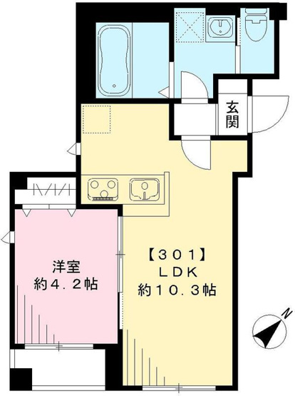 【間取り】 | グランビューノ荏原