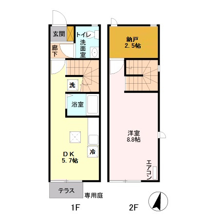 【間取り】 | フォンテーヌ　シス