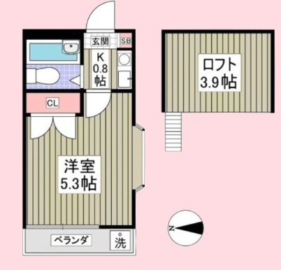 テラス大成の間取り