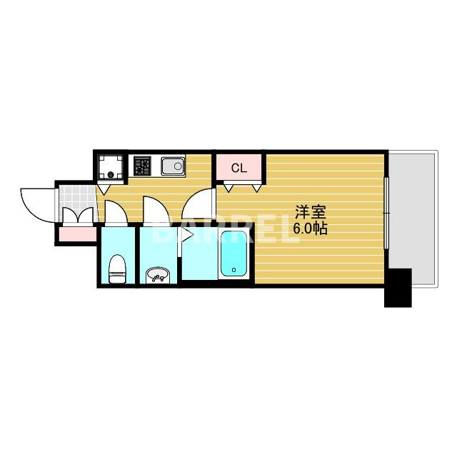 プレサンス新大阪ヴィガの間取り