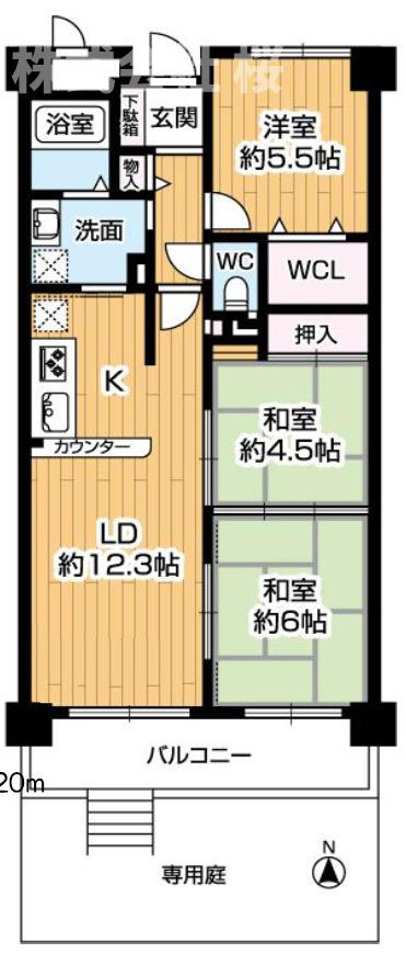 ファミール北大阪リバーサイドの間取り