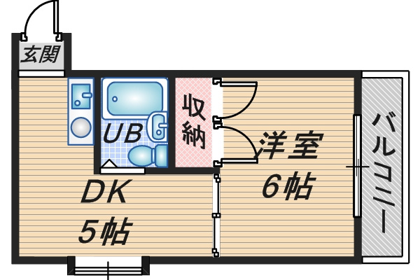 ラフォーレ豊中Ⅱの間取り