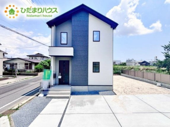 【外観】 | 水戸市住吉町5期　新築戸建 | 南向きで日当たり良好(^^♪