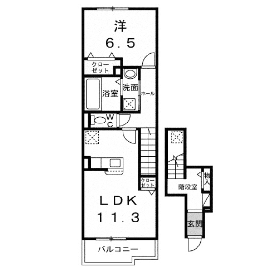 【間取り】 | プラシードⅡ