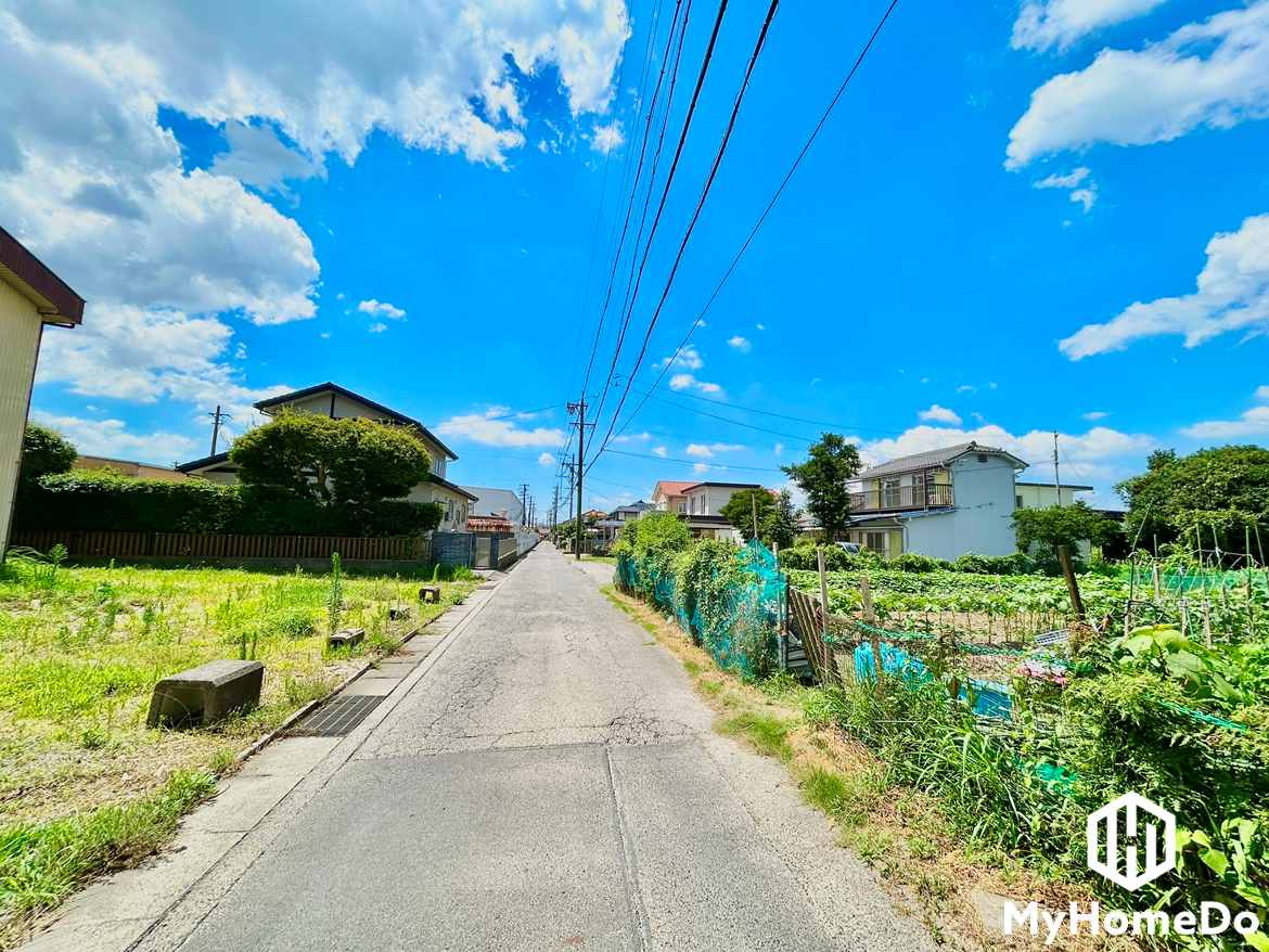 守山区大字中志段味字西原の前面道路含む現地写真