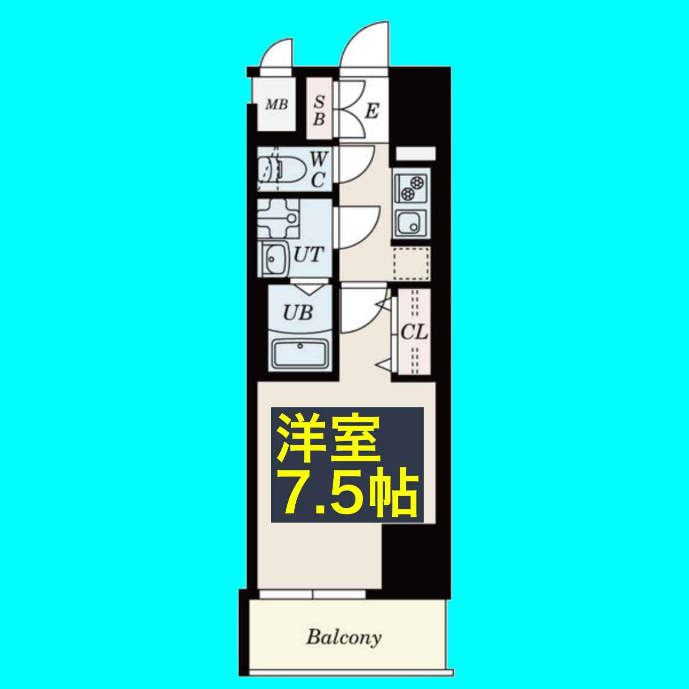 プライマル名古屋今池の間取り