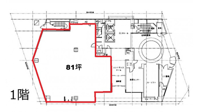 コットンニッセイビルの間取り