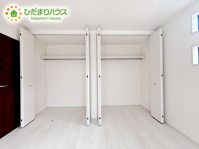 【収納】 | ひたちなか市馬渡17期　新築戸建 | 居室にゆとりが持てる大収納クローゼット付き♪