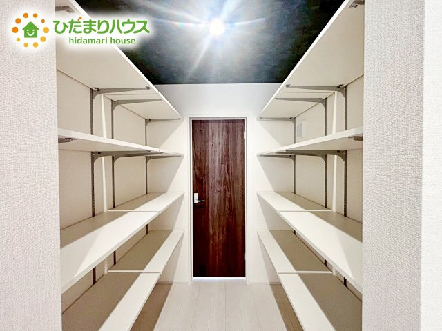【収納】 | ひたちなか市馬渡17期　新築戸建 | パントリー完備で散らかりがちなキッチン回りもラクラクお片付けできちゃいます！(*^-^*)