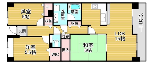 【間取り】 | パークモダン関目