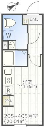 【間取り】 | ＴＨＥ　ＰＡＲＫ　ＥＸＩＡ　大崎