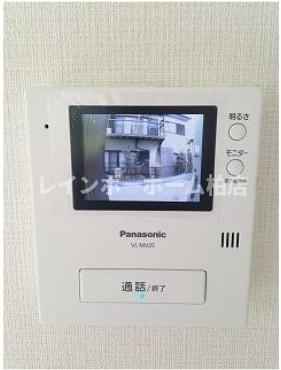 プライムアセット印西のセキュリティ|モニタ付インターホンです