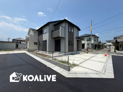 【外観】 | 前橋市龍蔵寺町　新築住宅 | 現地ご案内ツアー開催中！早朝やお仕事帰りのご見学にもすぐ対応致します！見学ご予約はコアライブまでお気軽にお問い合わせ下さい！
