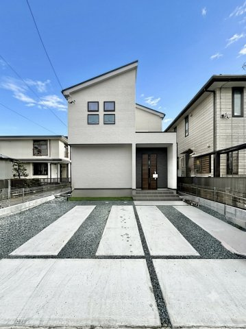 三島町 3期の駐車場|駐車場は並列2台。