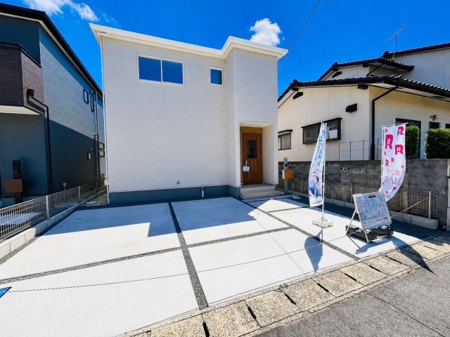 リーブルガーデン／合志市須屋十三／１号棟の前面道路含む現地写真