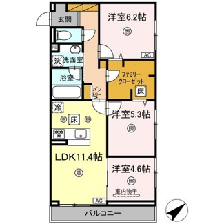 【間取り】 | アミティエY