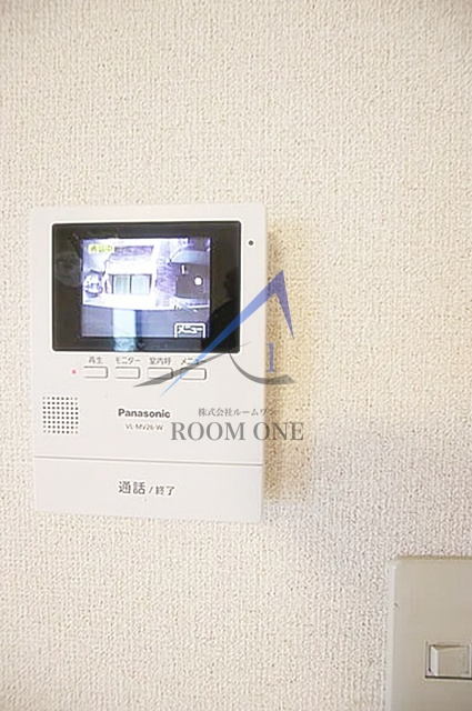 ＭＡＣ御殿山ホームズのセキュリティ|モニター付きインターホンです。