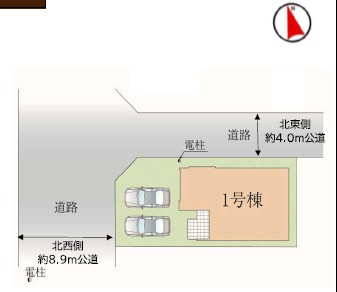 越谷市赤山町22期の区画図