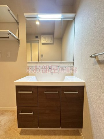アレーズメゾンの洗面所|忙しい朝には欠かせない洗面所です