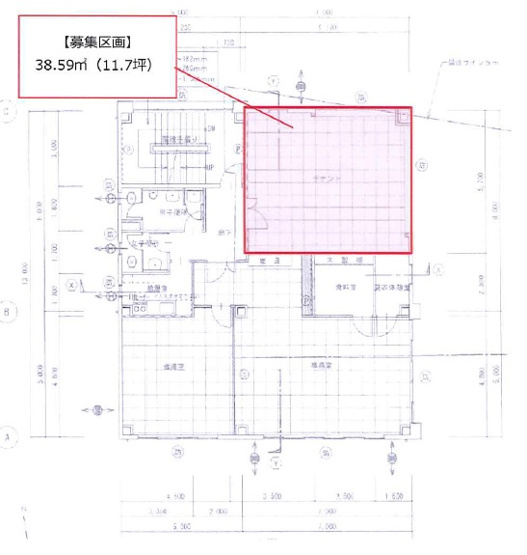 【間取り】 | 西日本新聞日田ビル | 2階平面図
