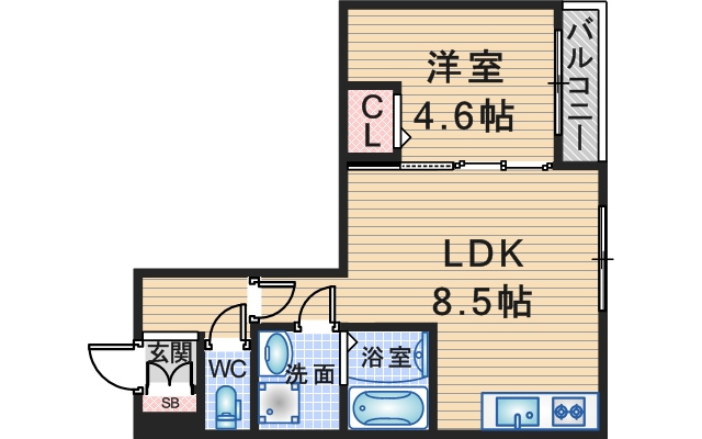 メゾンみけの間取り