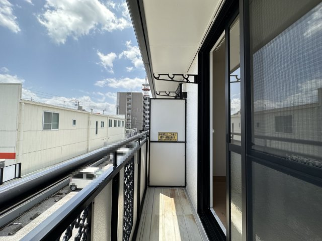 kanada B棟のバルコニー