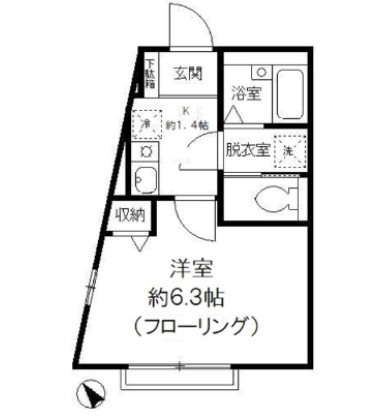 エテルノ弥生の間取り