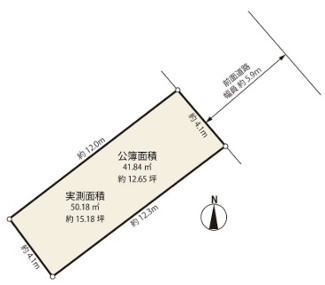 【土地図】 | 西宮市　今津曙町　建築条件無土地